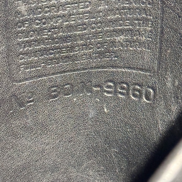 Vintage COACH Daypack Black Leather Drawstring Mini Backpack Bag 9960 USA Y2K - Picture 5 of 16